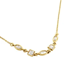 Marc Orian Colliers|Colliers Avec Pierres > Collier Or Jaune Mercy Oxyde De Zirconium