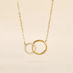 Marc Orian Colliers|Colliers Avec Pierres > Collier Or Jaune Nesrine Oxydes