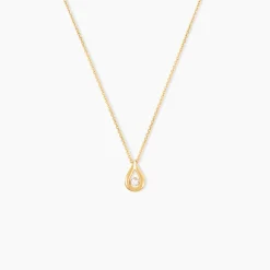 Marc Orian Colliers Diamant|Colliers > Collier Or Jaune Purete Goutte Diamant