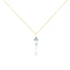 Collier Or Jaune Raquel Topaze