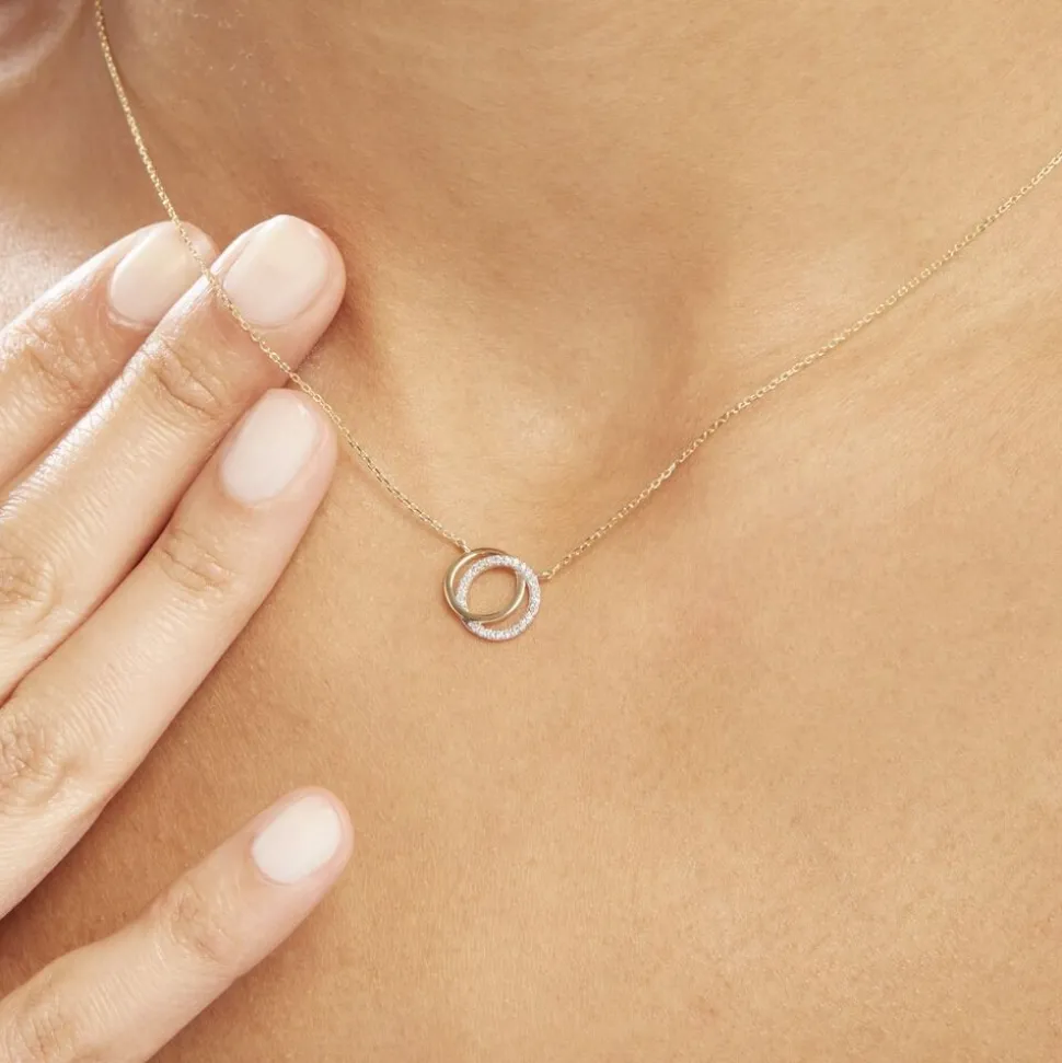 Collier Or Jaune Tresha Diamants