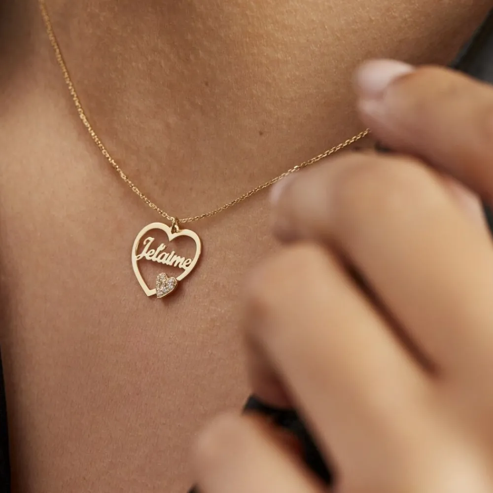 Marc Orian Colliers Cœur|Colliers > Collier Or Jaune Veridiane Oxyde