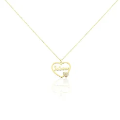 Marc Orian Colliers Cœur|Colliers > Collier Or Jaune Veridiane Oxyde