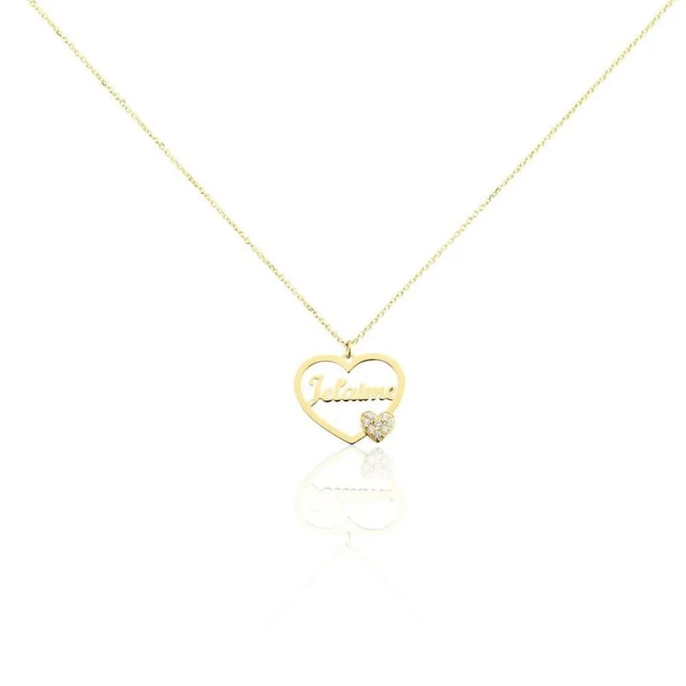 Marc Orian Colliers Cœur|Colliers > Collier Or Jaune Veridiane Oxyde