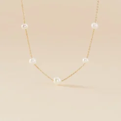 Marc Orian Colliers|Colliers Avec Pierres > Collier Or Jaune Yolanda Perles De Culture