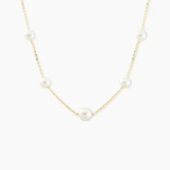 Marc Orian Colliers|Colliers Avec Pierres > Collier Or Jaune Yolanda Perles De Culture