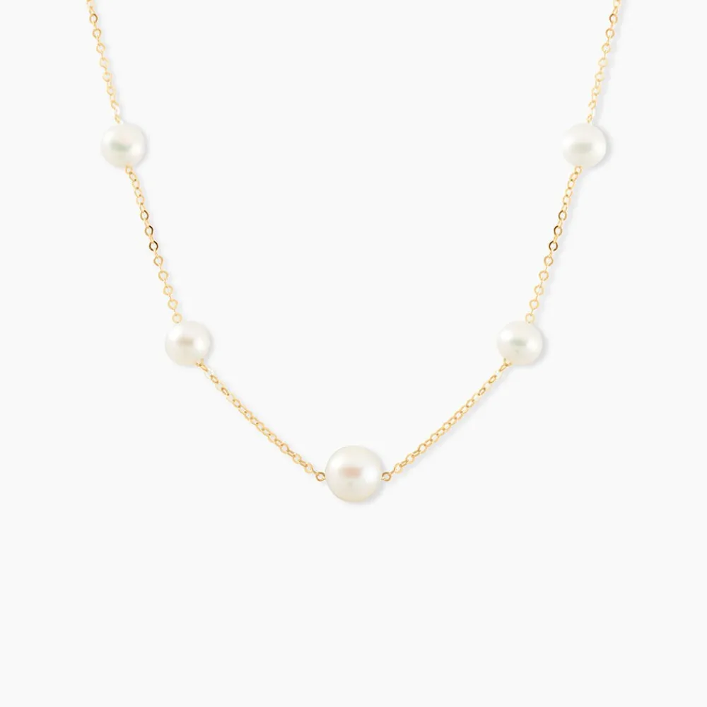 Marc Orian Colliers|Colliers Avec Pierres > Collier Or Jaune Yolanda Perles De Culture