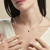 Marc Orian Colliers Cœur|Colliers > Collier Or Rose Samanta Rhodolite