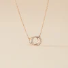 Marc Orian Colliers Diamant|Colliers > Collier Or Rose Tresha Diamants