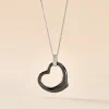 Collier Pam Argent Blanc Céramique Et Oxyde De Zirconium
