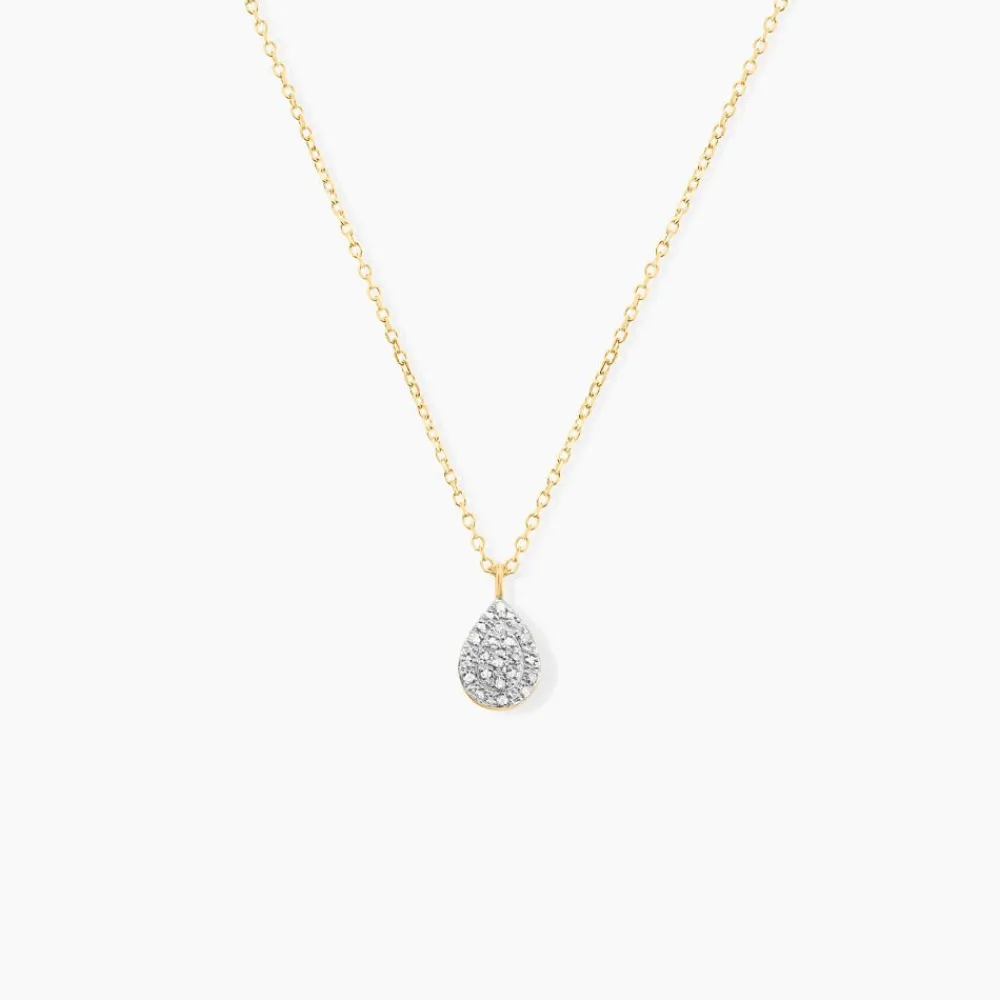 Marc Orian Colliers Diamant|Colliers > Collier Pear C Or Jaune Diamant