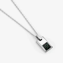 Collier Phebus Him Acier Argenté
