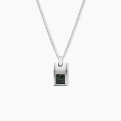 Collier Phebus Him Acier Argenté