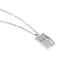Collier Phebus Him Acier Blanc Diamant