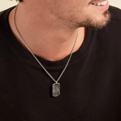 PHEBUS HIM Colliers Fantaisie|Colliers > Collier Acier Blanc