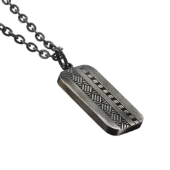 Collier Phebus Him Acier Noir
