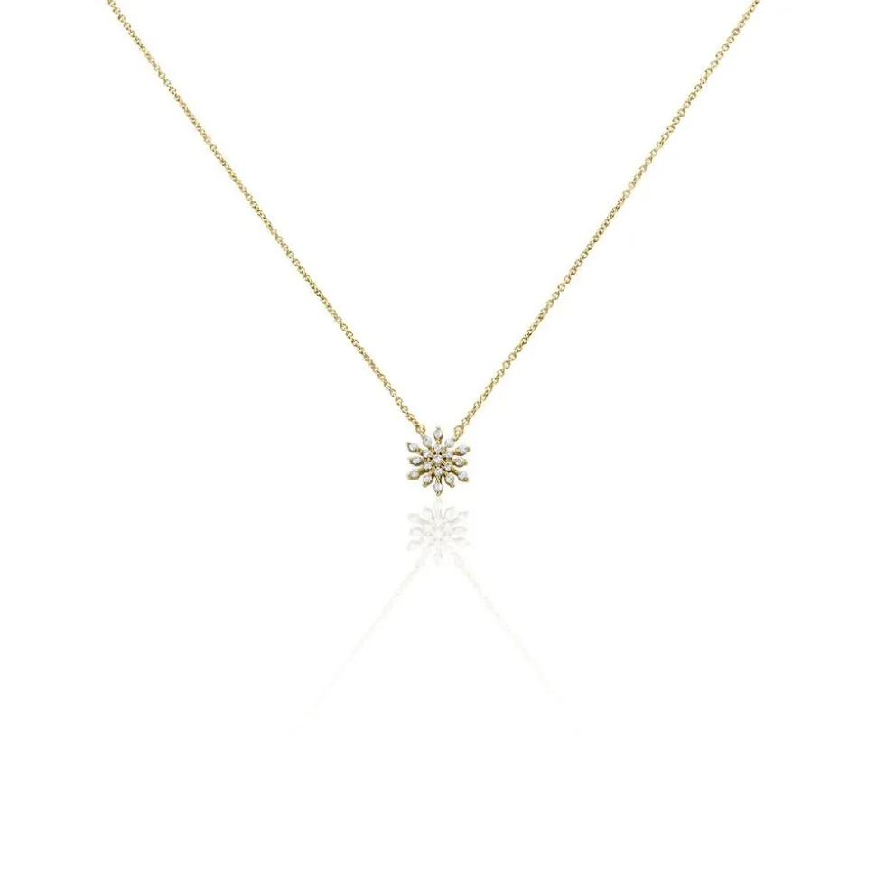 Collier Plaqué Or Lisha Oxyde De Zirconium