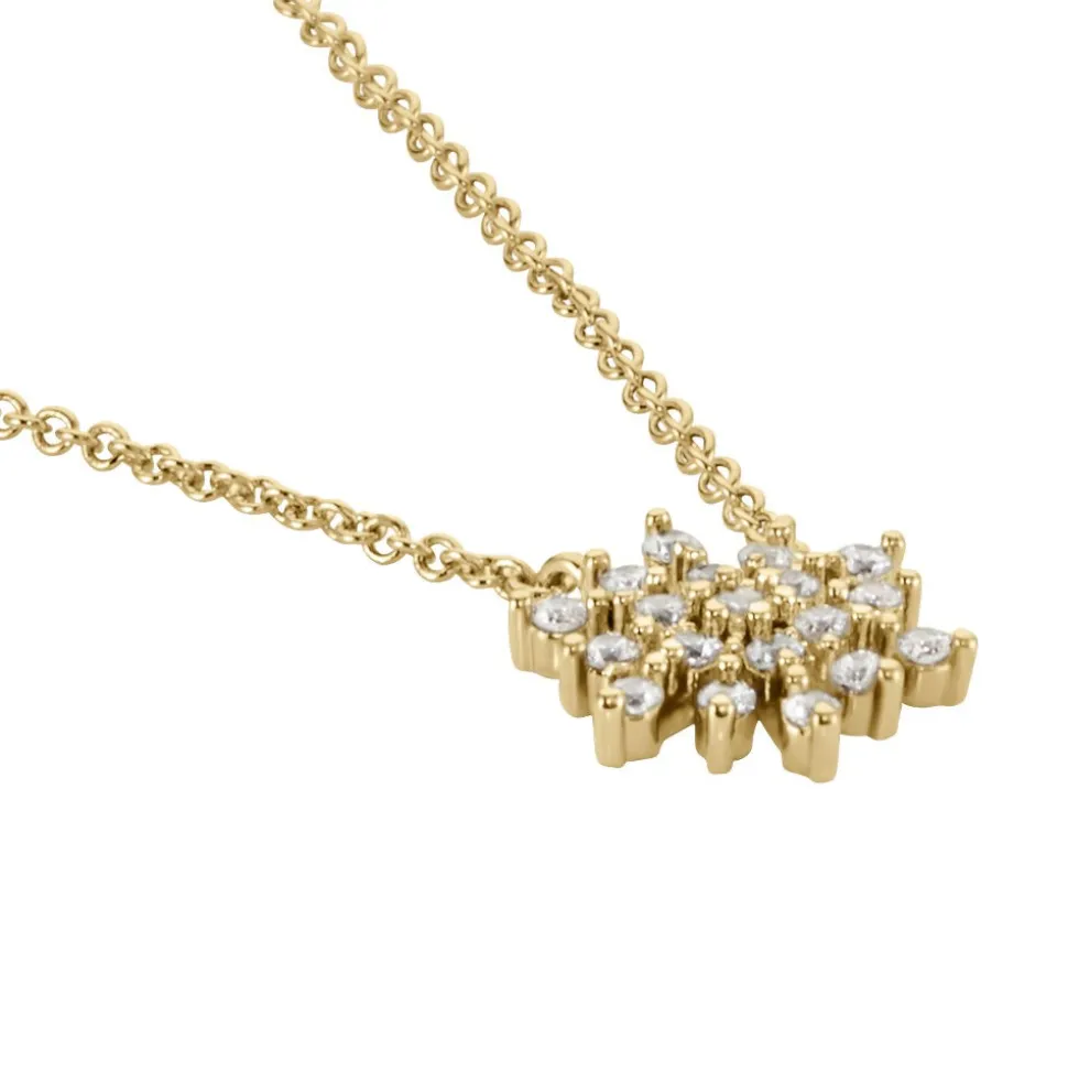 Collier Plaqué Or Lisha Oxyde De Zirconium