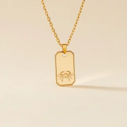 Collier Plaqué Or Quintien
