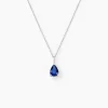 Marc Orian Cadeaux Mariage|Colliers > Collier Pluie D'Eclat Or Blanc Saphir