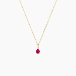 Marc Orian Colliers|Colliers Avec Pierres > Collier Pluie D'Eclat Or Jaune Rubis