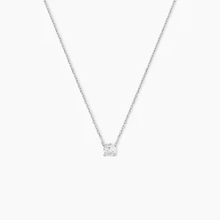 Marc Orian Colliers|Colliers Avec Pierres > Collier Ponama Or Blanc Oxyde De Zirconium