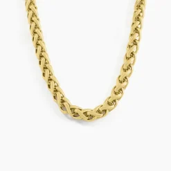 Marc Orian Colliers Fantaisie|Colliers > Collier Pondichery Acier Jaune
