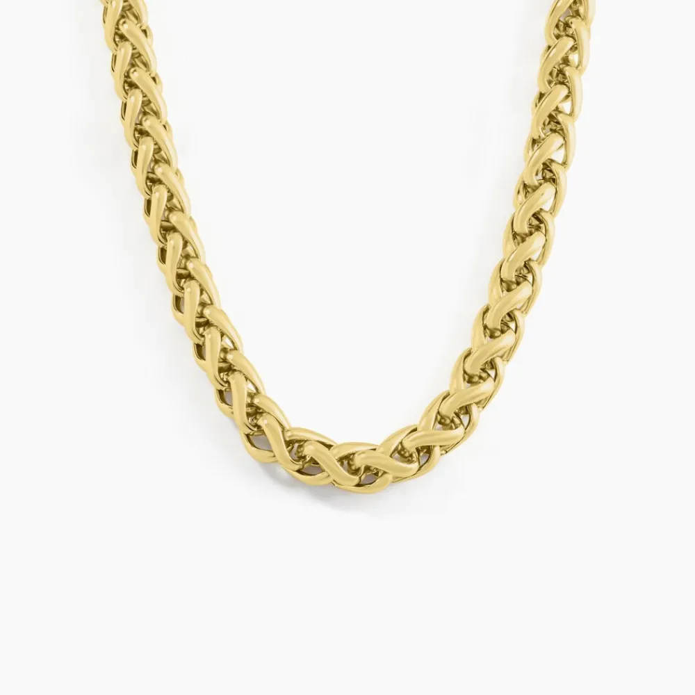 Marc Orian Colliers Fantaisie|Colliers > Collier Pondichery Acier Jaune