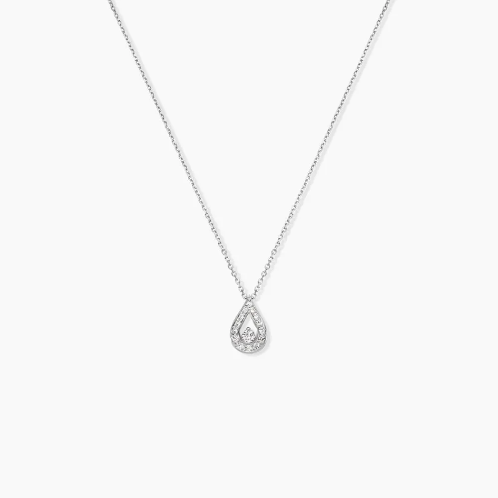 Marc Orian Colliers Diamant|Colliers > Collier Purete Or Blanc Diamant