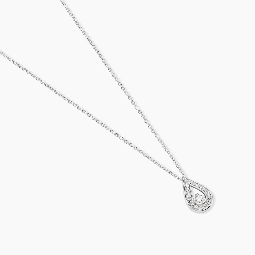 Marc Orian Colliers Diamant|Colliers > Collier Purete Or Blanc Diamant