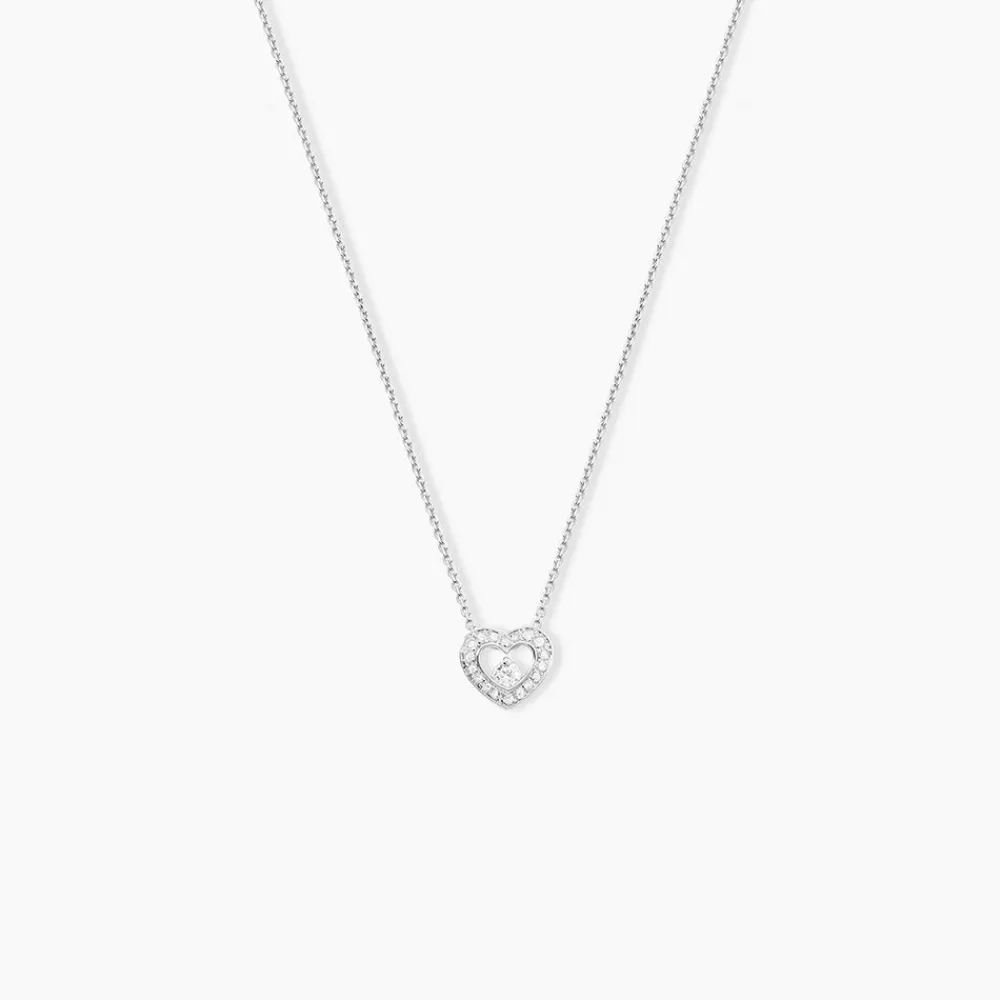 Marc Orian Colliers Diamant|Colliers > Collier Purete Or Blanc Diamant