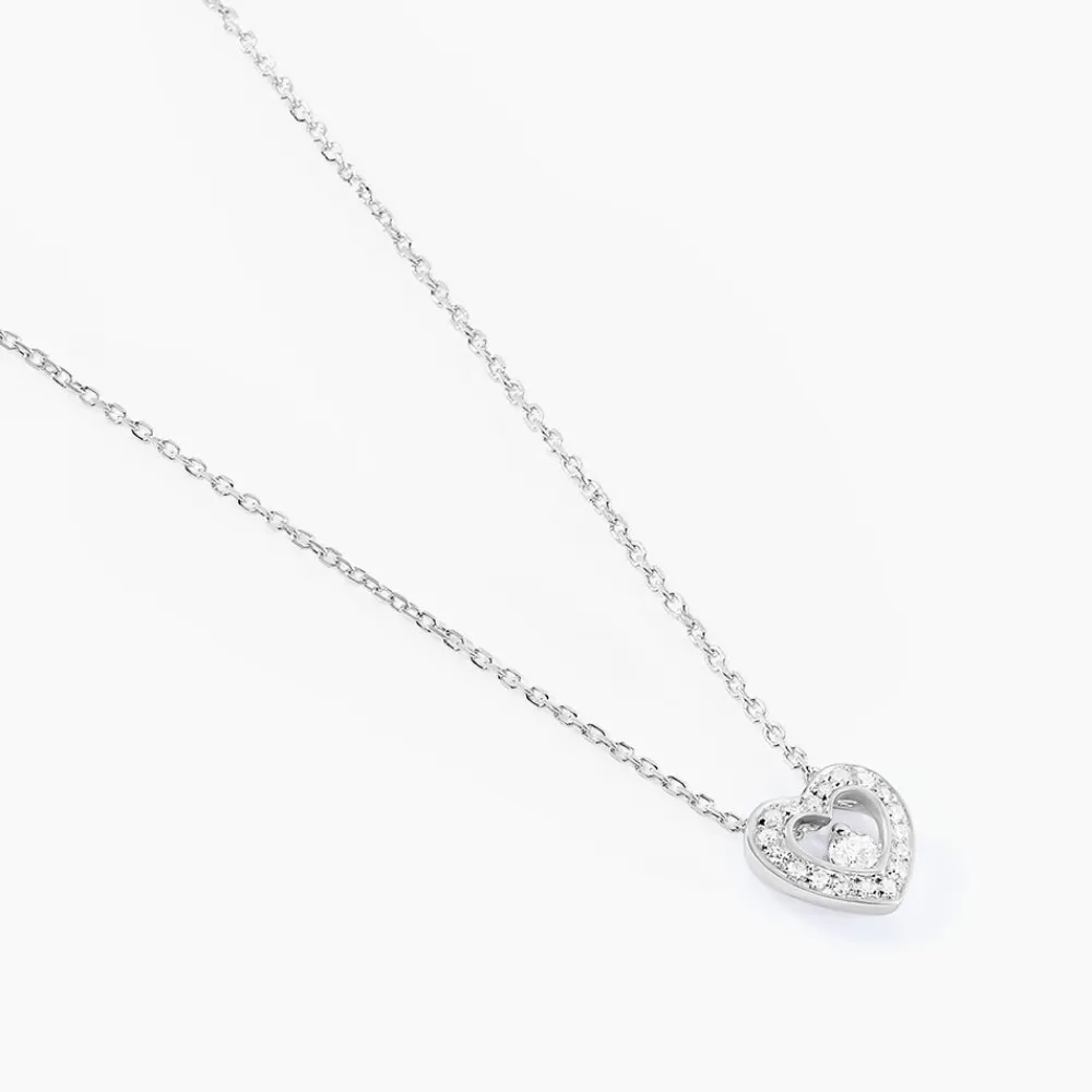 Marc Orian Colliers Diamant|Colliers > Collier Purete Or Blanc Diamant
