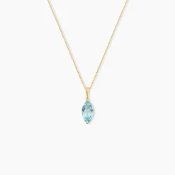 Collier Raquel Or Jaune Topaze
