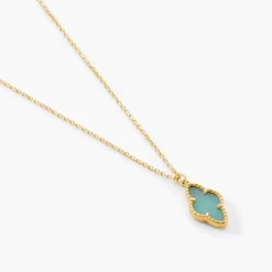 Marc Orian Colliers|Colliers Avec Pierres > Collier Reflets Pop Or Jaune Nacre or jaune nacre blanche