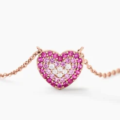 Marc Orian Colliers Fantaisie|Colliers > Collier Reflets Romantiques Argent Rose Oxyde De Zirconium