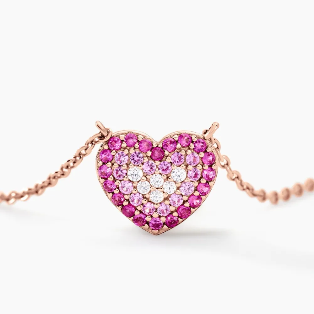 Marc Orian Colliers Fantaisie|Colliers > Collier Reflets Romantiques Argent Rose Oxyde De Zirconium