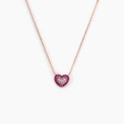 Marc Orian Colliers Fantaisie|Colliers > Collier Reflets Romantiques Argent Rose Oxyde De Zirconium