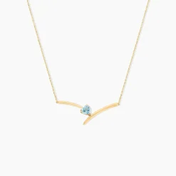 Collier Renaldine Or Jaune Topaze