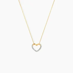 Marc Orian Colliers Diamant|Colliers Cœur > Collier Rhodia Or Jaune Diamant