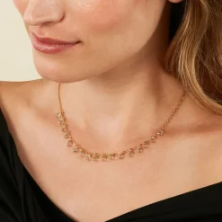 Marc Orian Colliers Fantaisie|Colliers > Collier Ria Acier Jaune Pierre De Synthese