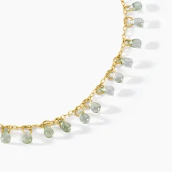 Marc Orian Colliers Fantaisie|Colliers > Collier Ria Acier Jaune Pierre De Synthese