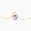 Marc Orian Colliers|Colliers Cœur > Collier Rosaline Or Jaune Amethyste Et Oxyde De Zirconium