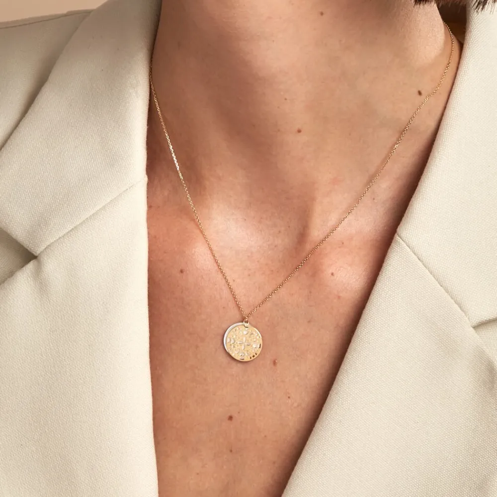 Marc Orian Colliers|Colliers Avec Pierres > Collier Rosalya Or Jaune Nacre
