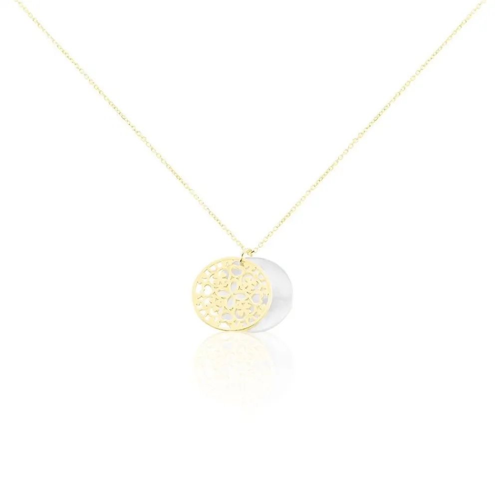 Marc Orian Colliers|Colliers Avec Pierres > Collier Rosalya Or Jaune Nacre