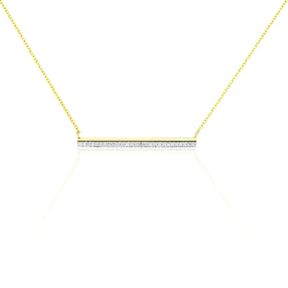 Marc Orian Colliers Diamant|Colliers > Collier Sahteene Or Jaune Diamant