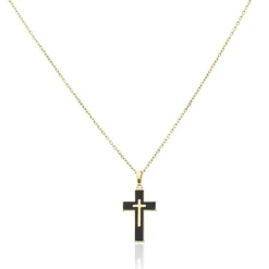 Collier Saleh Plaqué Or Jaune