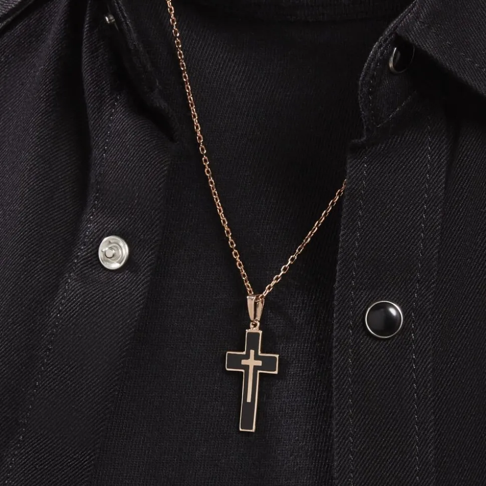 Collier Saleh Plaqué Or Jaune