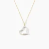 Marc Orian Colliers|Colliers Cœur > Collier Sallie Or Jaune Strass