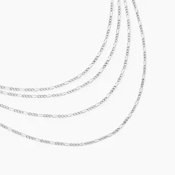 Marc Orian Colliers|Colliers Argent > Collier Santoline Argent Blanc