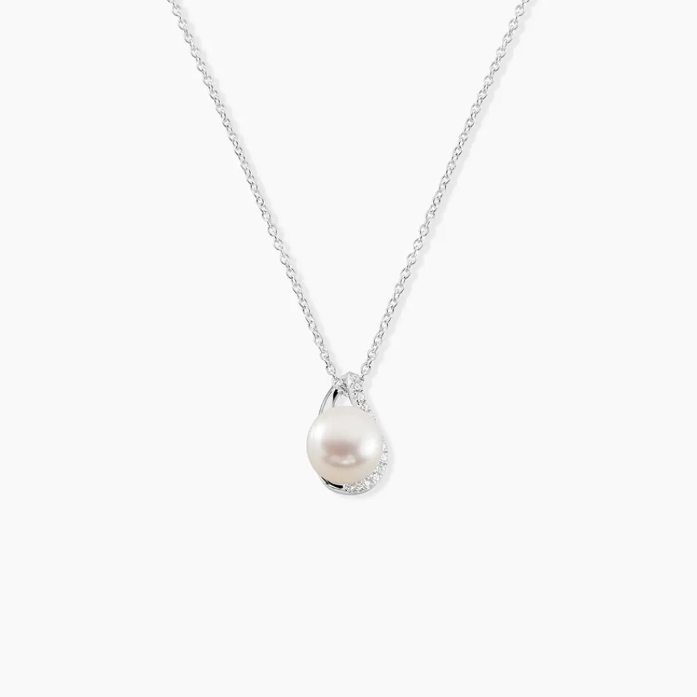 Marc Orian Colliers Fantaisie|Colliers > Collier Sasha Argent Blanc Perle De Culture Et Oxyde De Zirconium